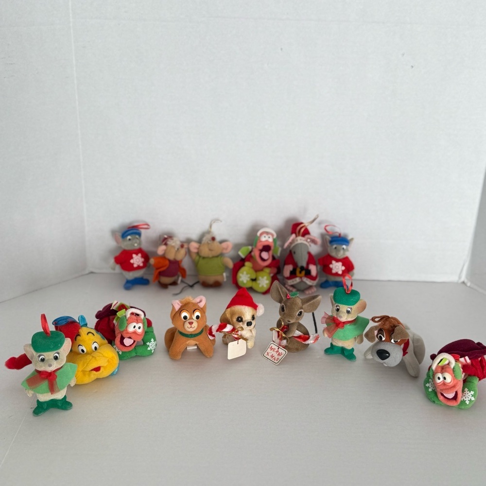 Disney McDonalds Christmas Ornaments Bundle of 15 Vintage Little Mermaid Gus Zac